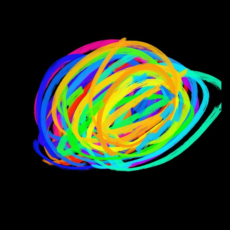 Bunte Explosion