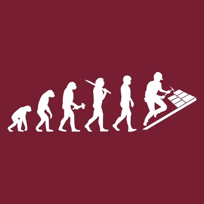 Roofer Roof Plumber Evolution Gift
