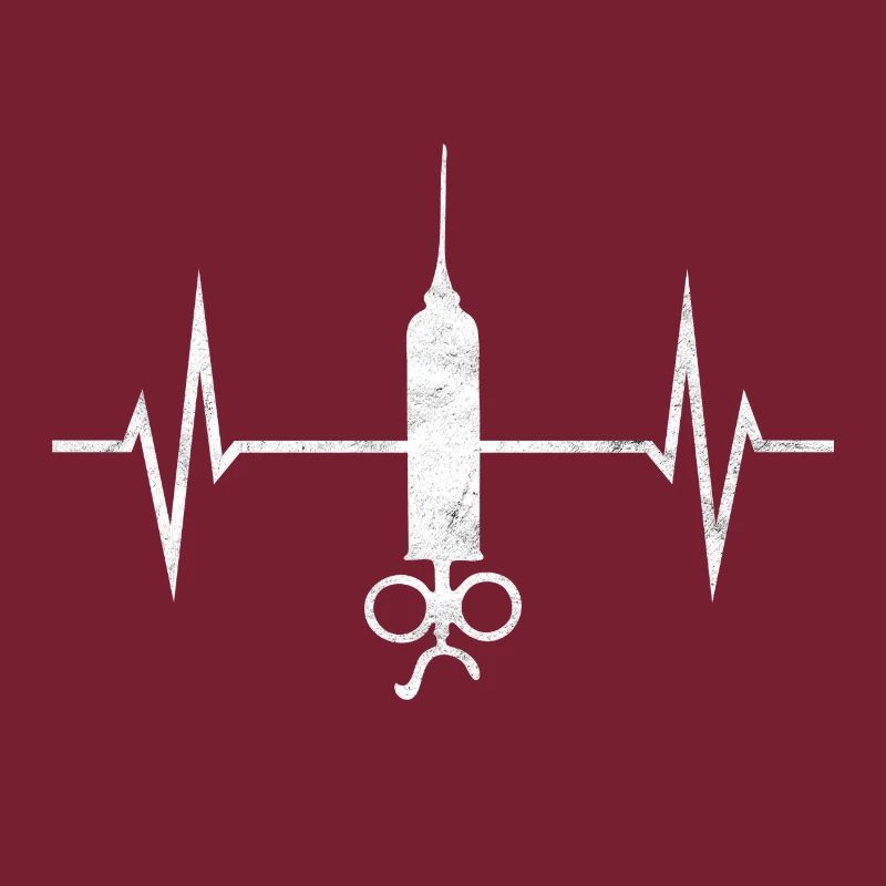Krankenschwester Krankenpfleger mit Herz Geschenk