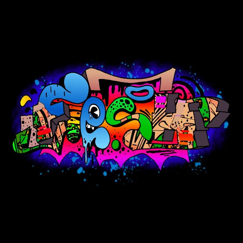 Cool Fresh Graffiti Typographie