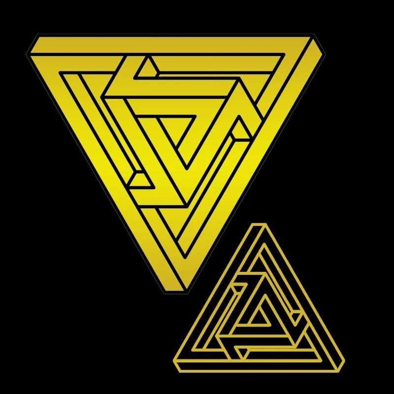 Optical Illusion Triangle