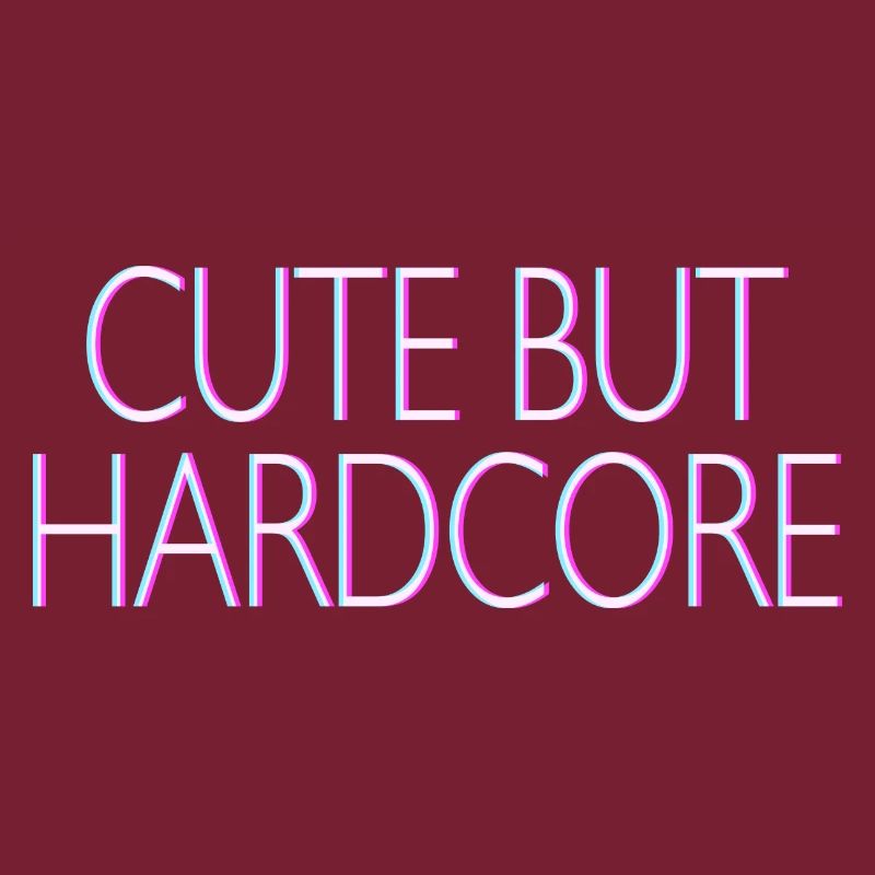 Techno Saying Cute but Hardcore Rave
