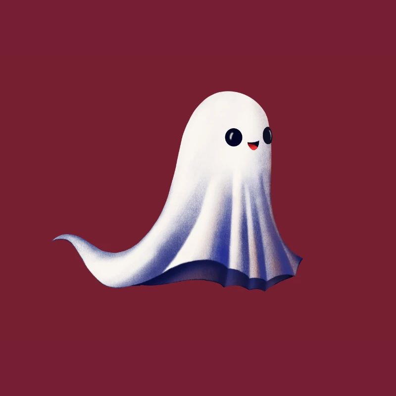 Kleiner Geist Illustration Geschenkidee - Ghost