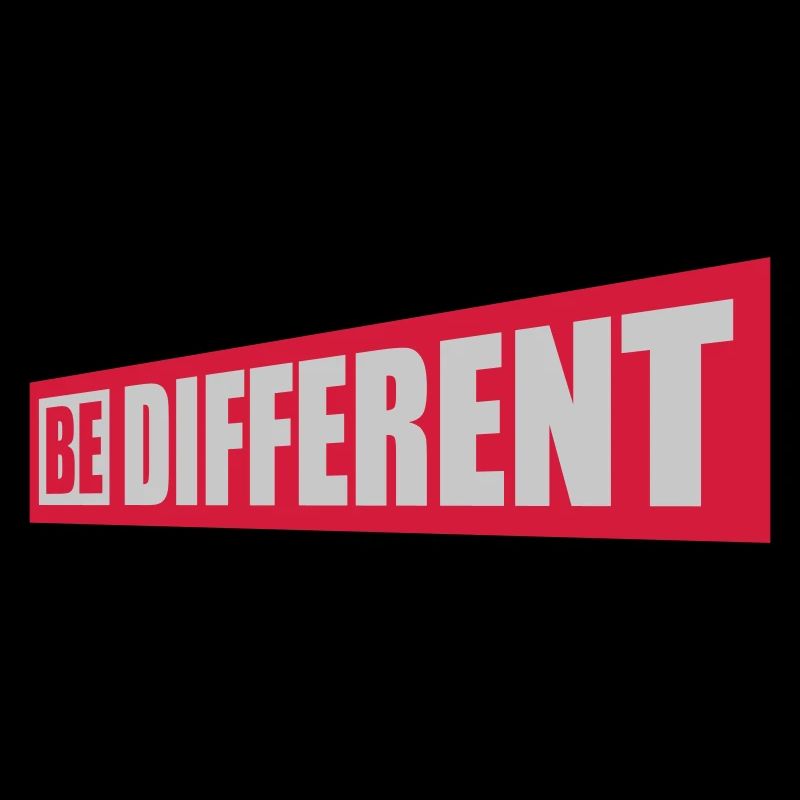 Soyez différent Logo Design