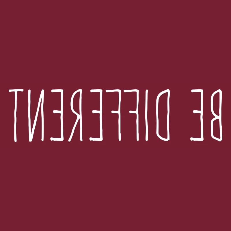 Be Different - Anders Sein Spruch