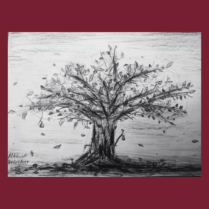 Herbst, Apfelbaum