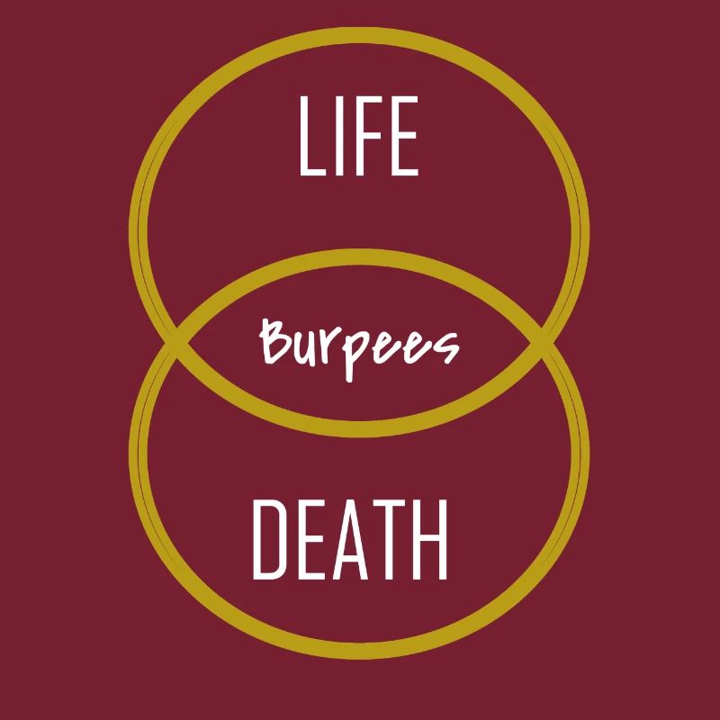 Burpee Burpees Squat Push Up Exercise Gift
