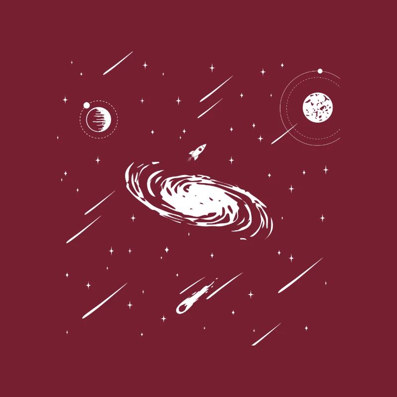 Space Space Milky Way Comet Mars Rocket