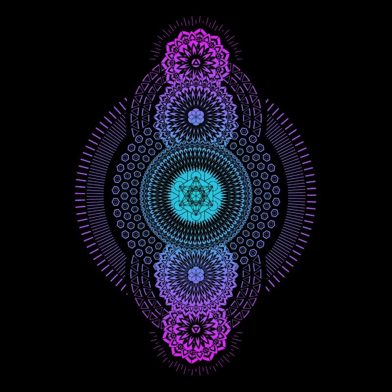 Gradient Geometric Dimension de Metatron