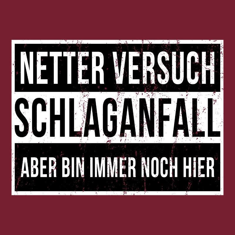 Netter Versuch Schlaganfall Motivation Geschenk