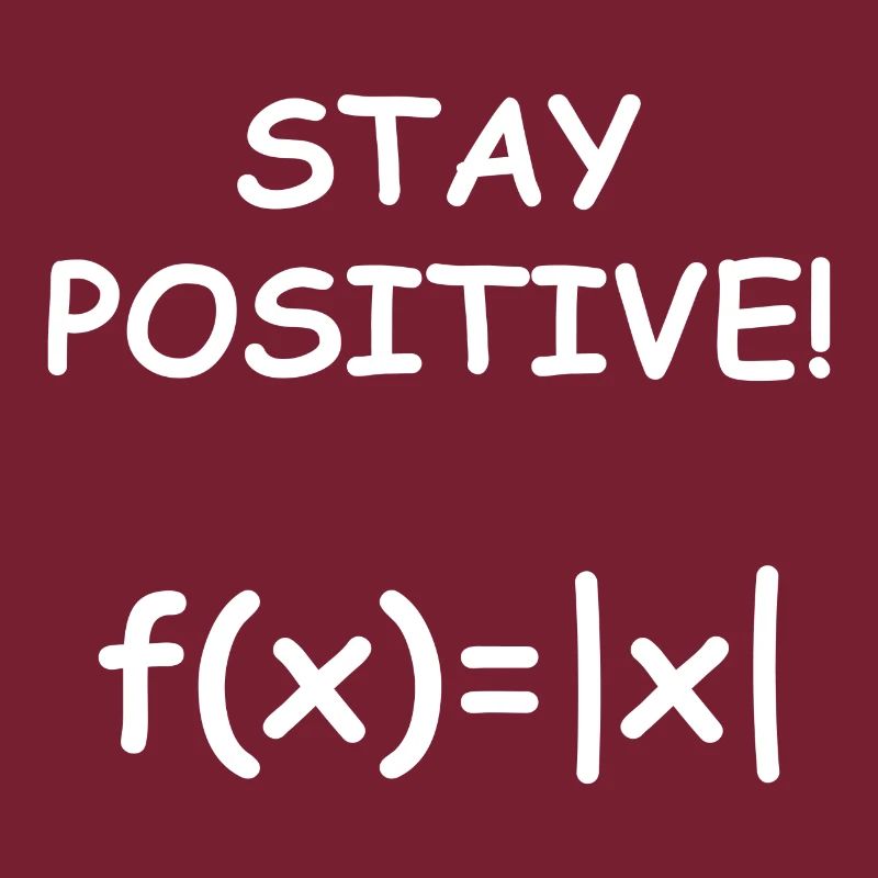 Stay positive amount function math gift