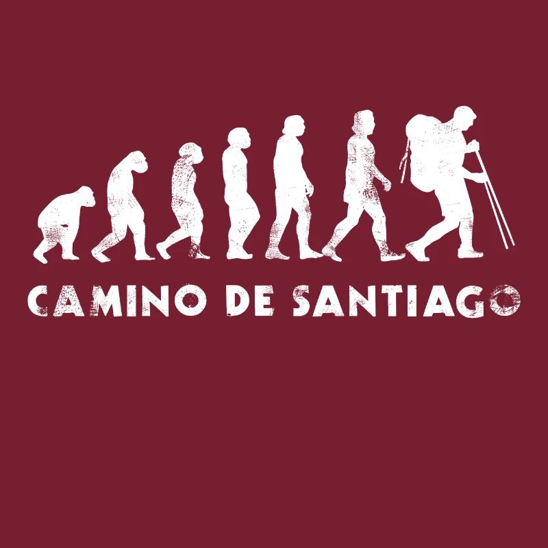 Jakobsweg Evolution Pilger Wanderer Geschenkidee