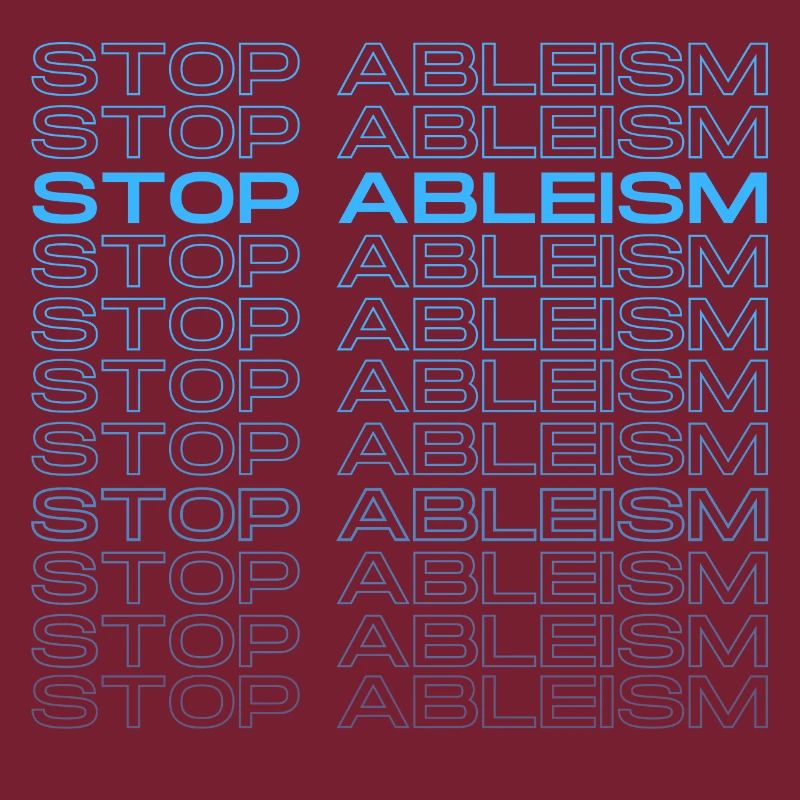 Stop Ableism Support Autistics Autistic Pride