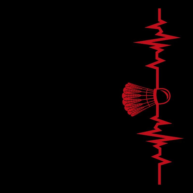 Badminton Heartbeat Badminton Gift Idea