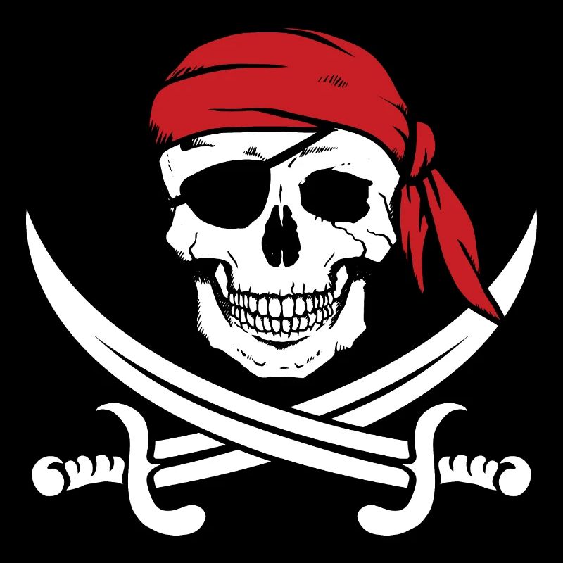 Pirate tête de pirate cache-oeil