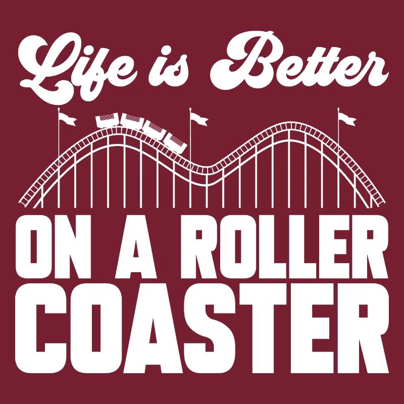 Achterbahn Rollercoaster Freizeitpark