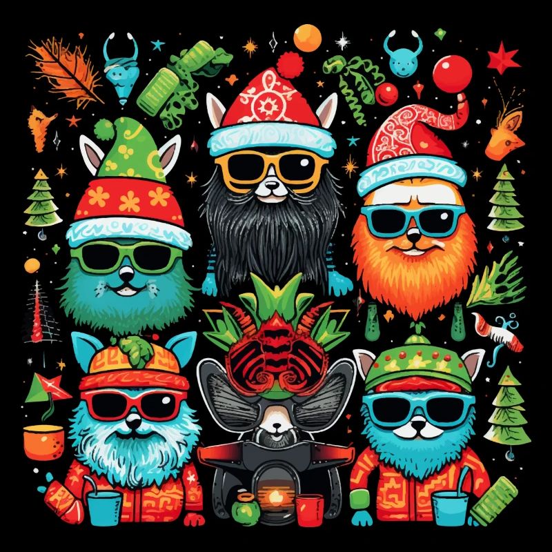 Pull de Noël moche -