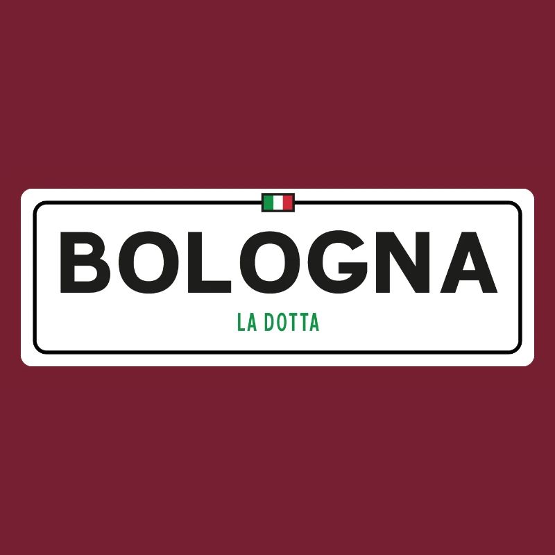 Panneau toponymique de Bologne