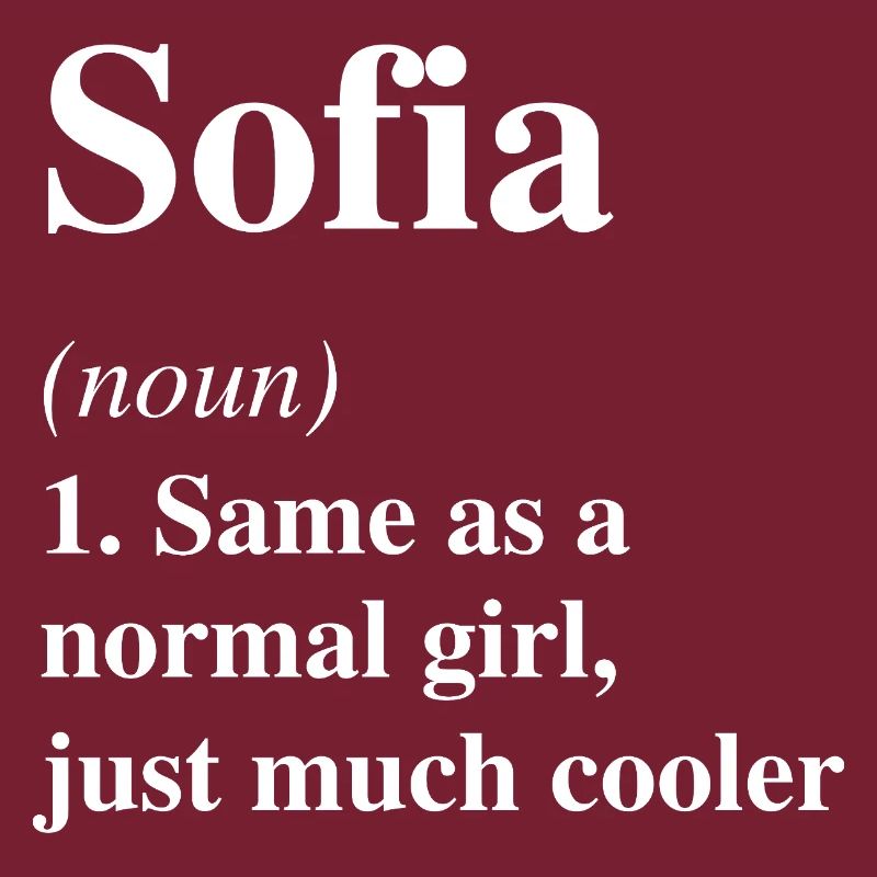Sofia Definition Cooler Name Spruch Geschenk