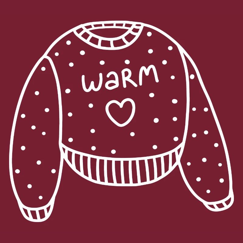 Gemütlicher warmer Wollpullover