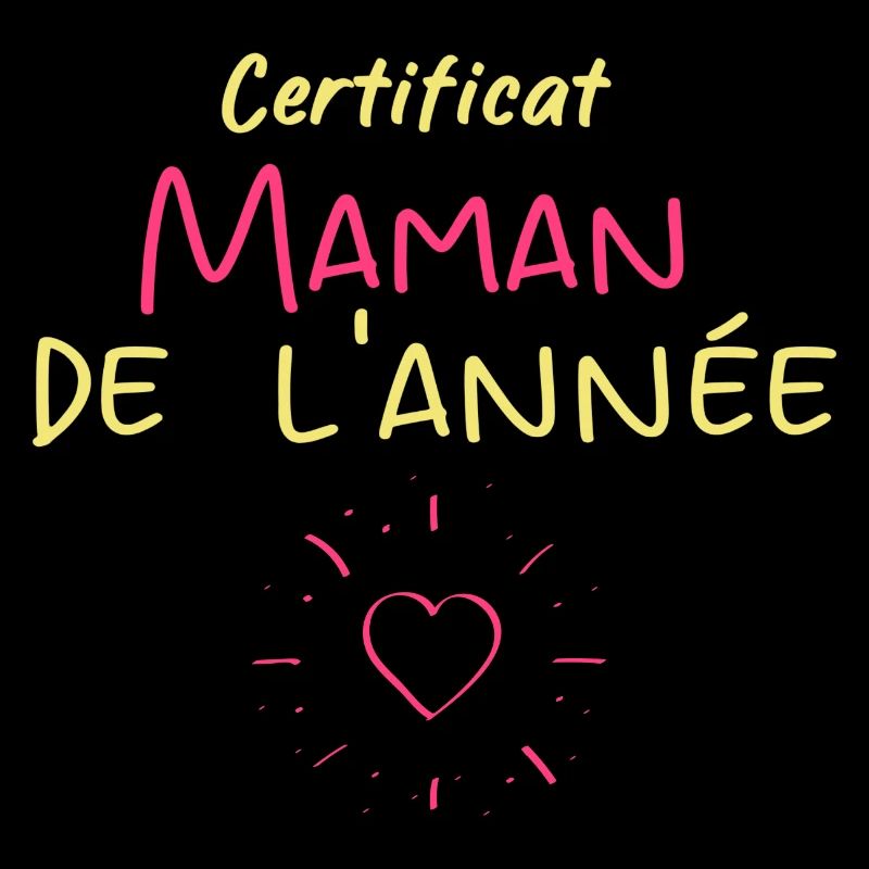 Certificat Maman de l'année