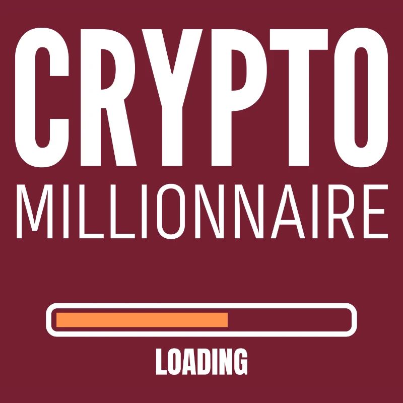 Kryptomillionär Loading Silber Bitcoin Humor