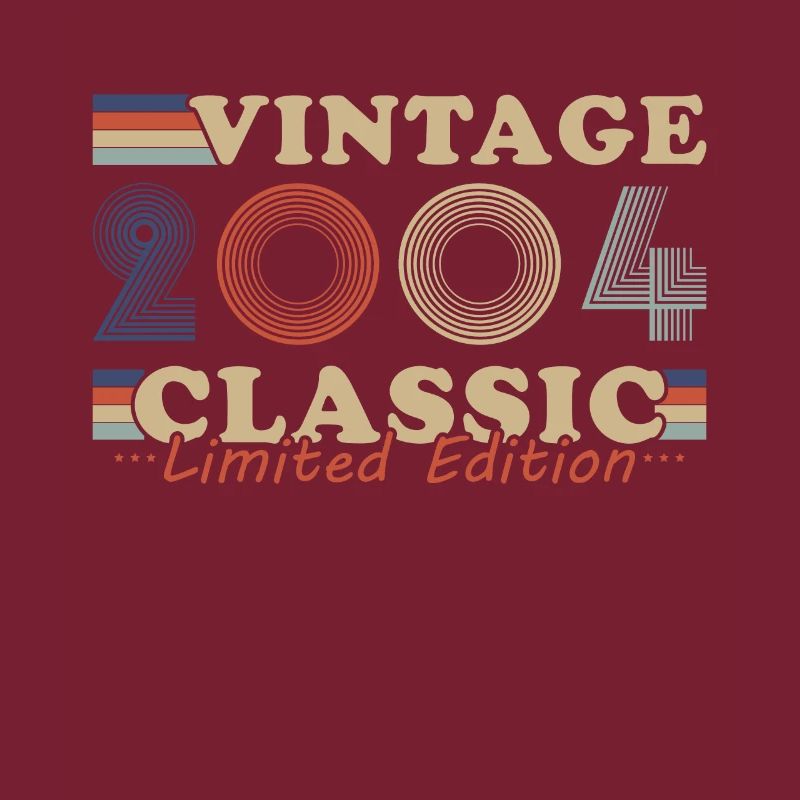 2004 Vintage Retro Geburtstagsgeschenk