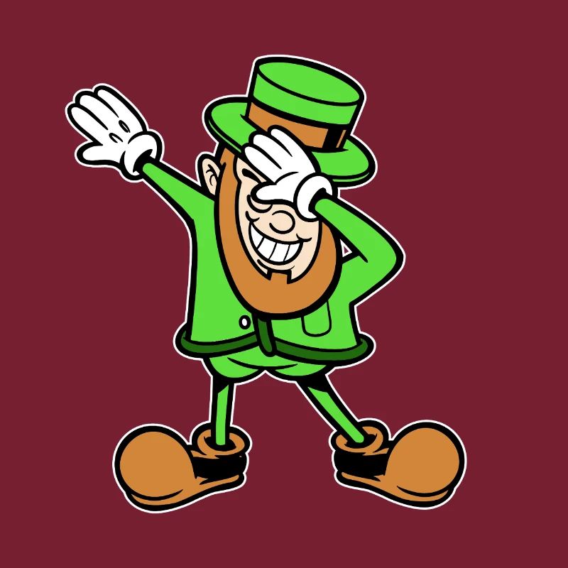 St. Patricks Day Dabbing Leprechaun Dab Dance