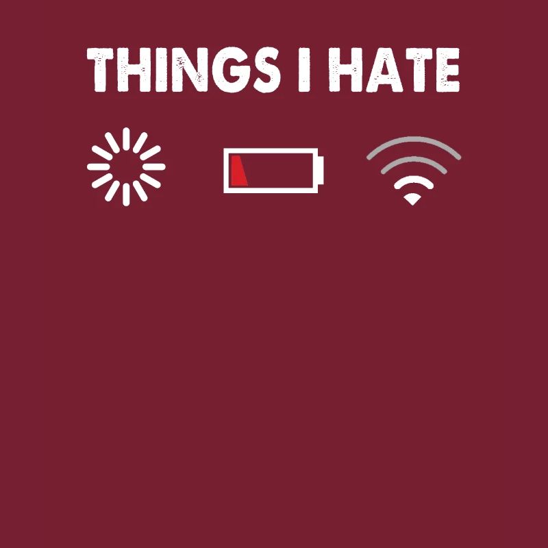 Things I Hate TShirt Programmer Gamer