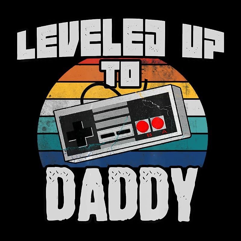 Leveled Up to Daddy 2020 Bald Dad Father