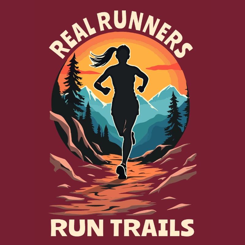 Echte Läufer laufen Trails - Trail Running