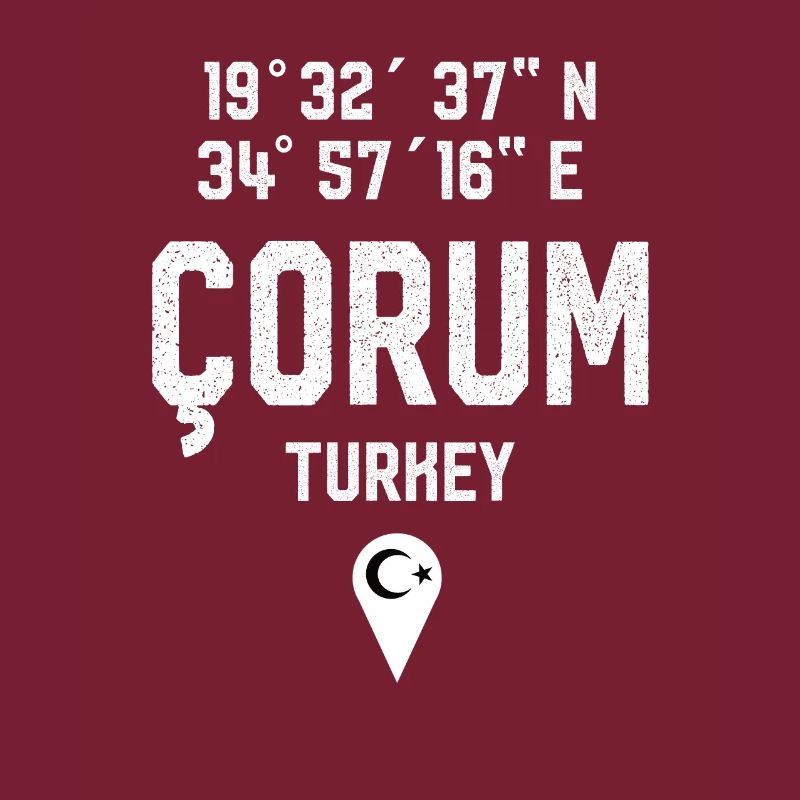 19 Corum Türkisches Nummernschild als Geschenk
