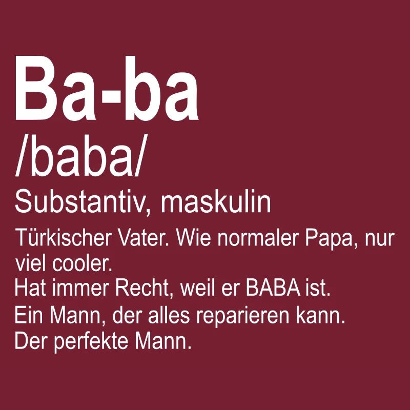 Türkischer Baba | Vatertagsgeschenk EN IYI BABA