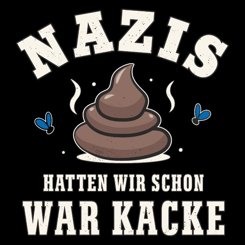Gegen Nazis Antifaschistisches Statement Design