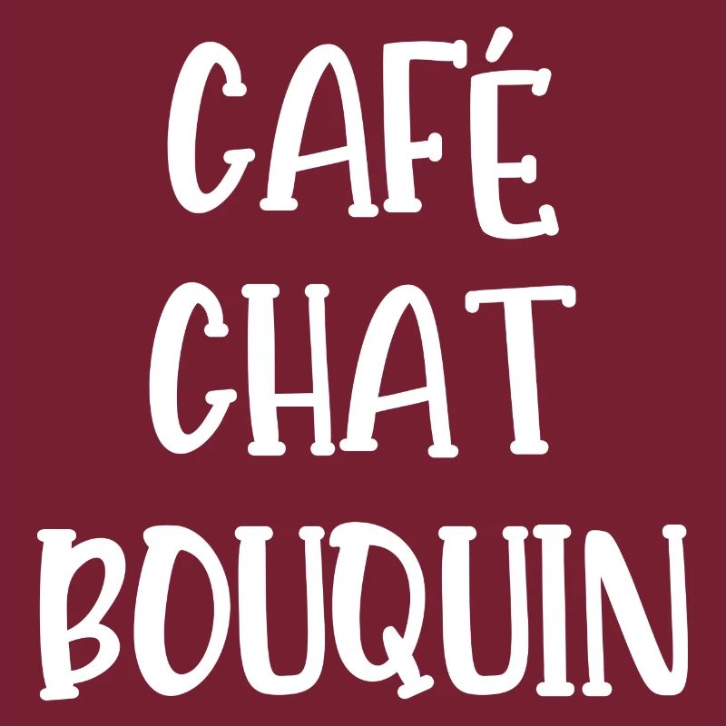 café chat bouquin