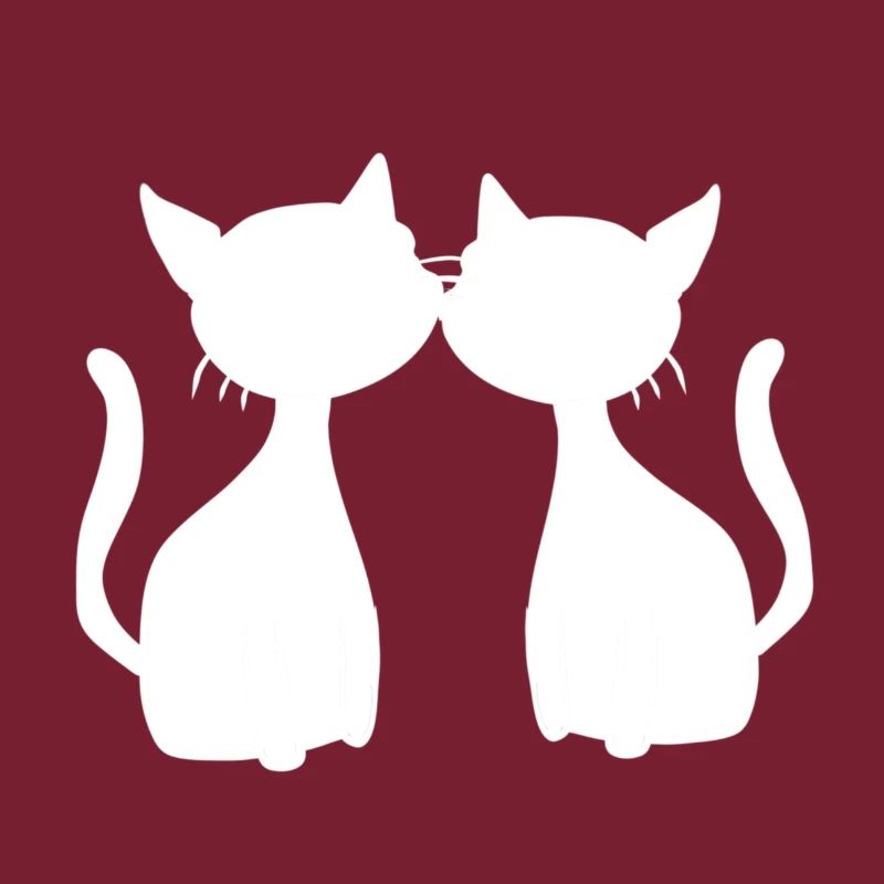 deux chats symbole amis chat