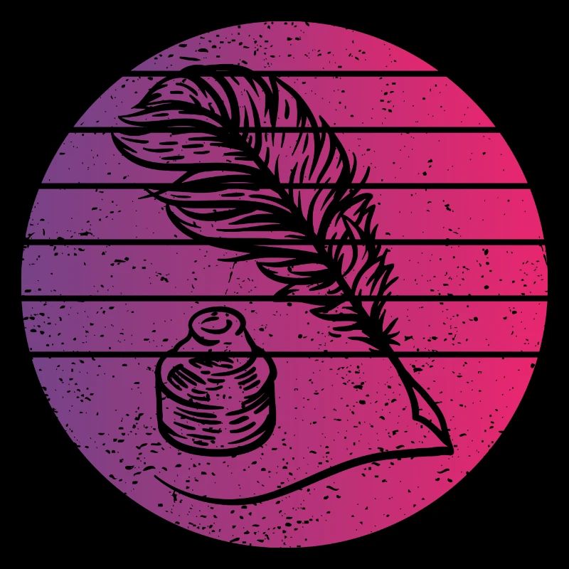 Writing retro style vintage