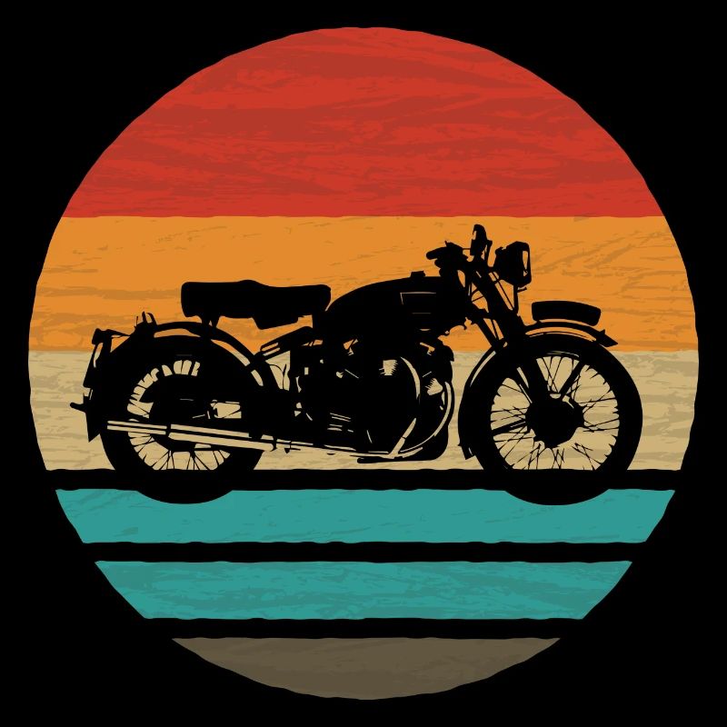 Motorrad Retro Style Vintage