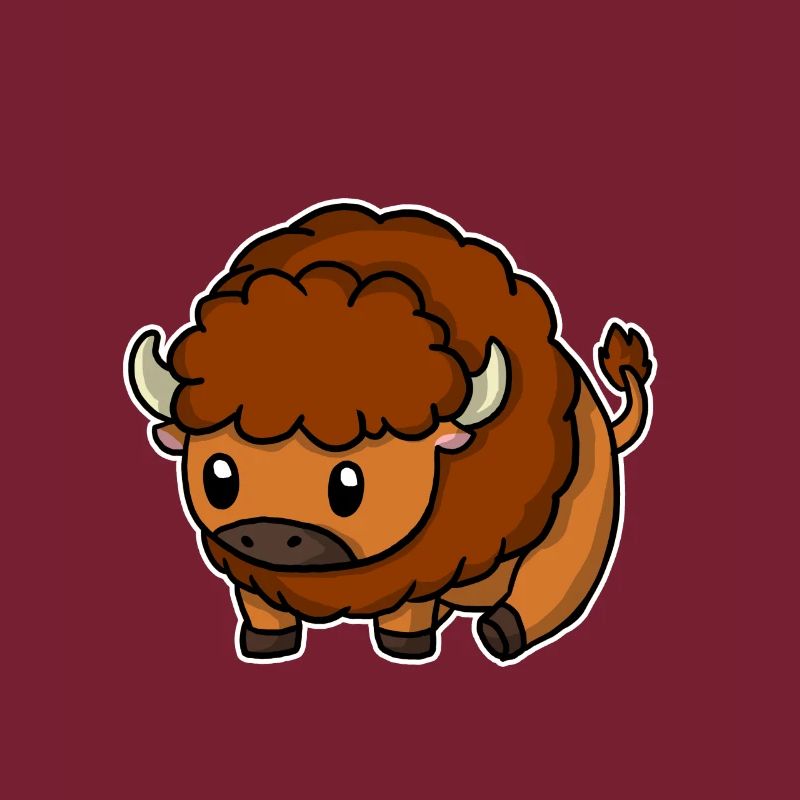 Bison doux Bison Cadeau de boeuf sauvage