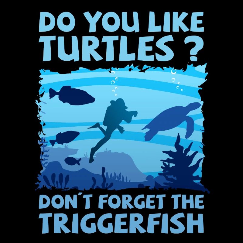 DIVING - TURTLE - PRESSURE FISH