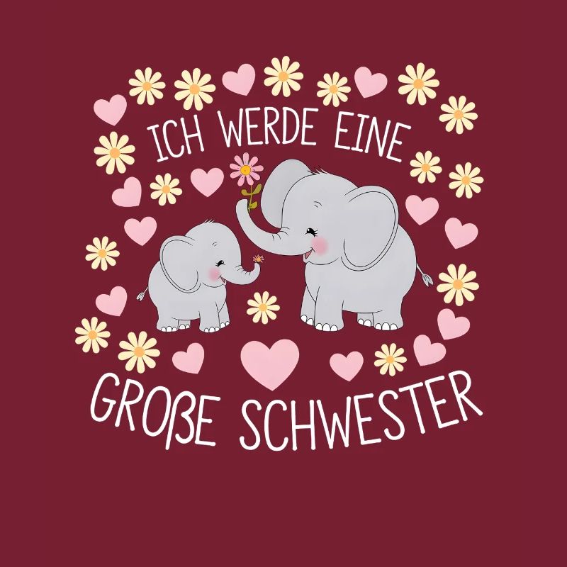 Ich werde eine große Schwester Elefant