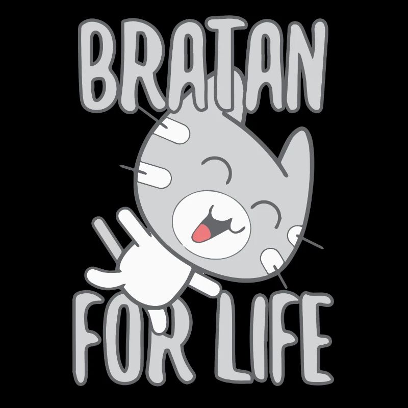 Bratan Cat Cat Grey Cadeau
