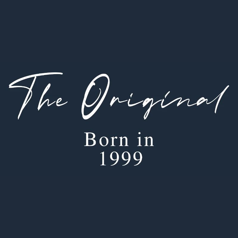 The Original – Born 1999 Script Typography