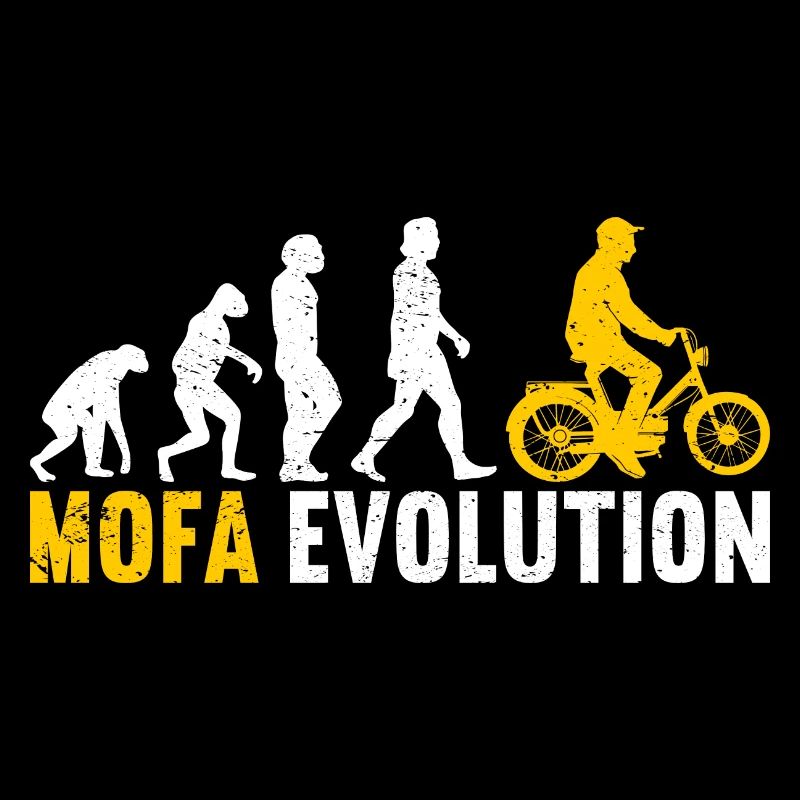 Mofa Mofas Moped Zweirad Mofafahrer Rollerfahrer