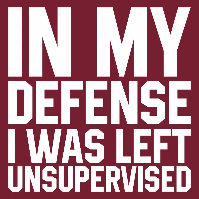 I Was Left Unsupervised Quote
