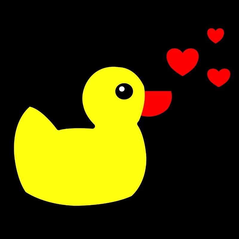Quietscheente Gelb Valentinstag
