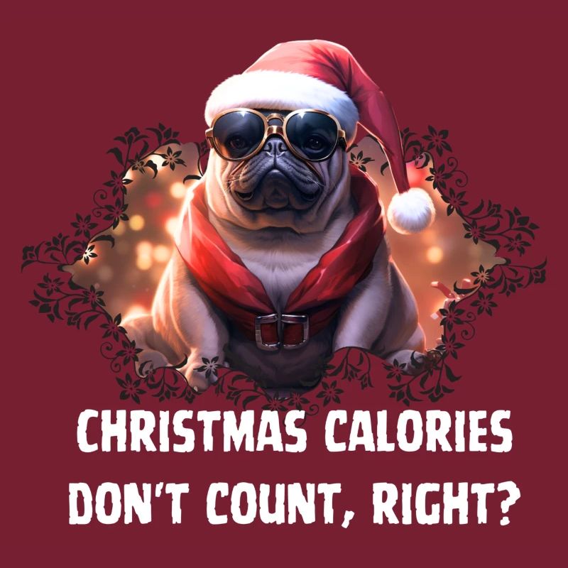 Les calories de Noël ne comptent pas bien Carlin