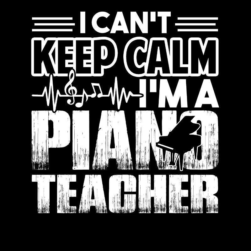 Professeur de piano, je suis professeur de piano