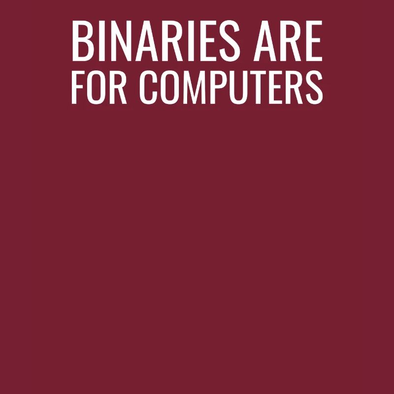 Binärdateien sind für Computer NonBinary Transgender G