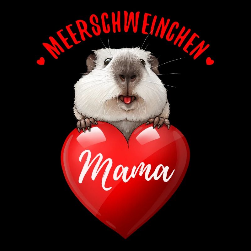Meerschweinchen Mama - Mutter - Liebe